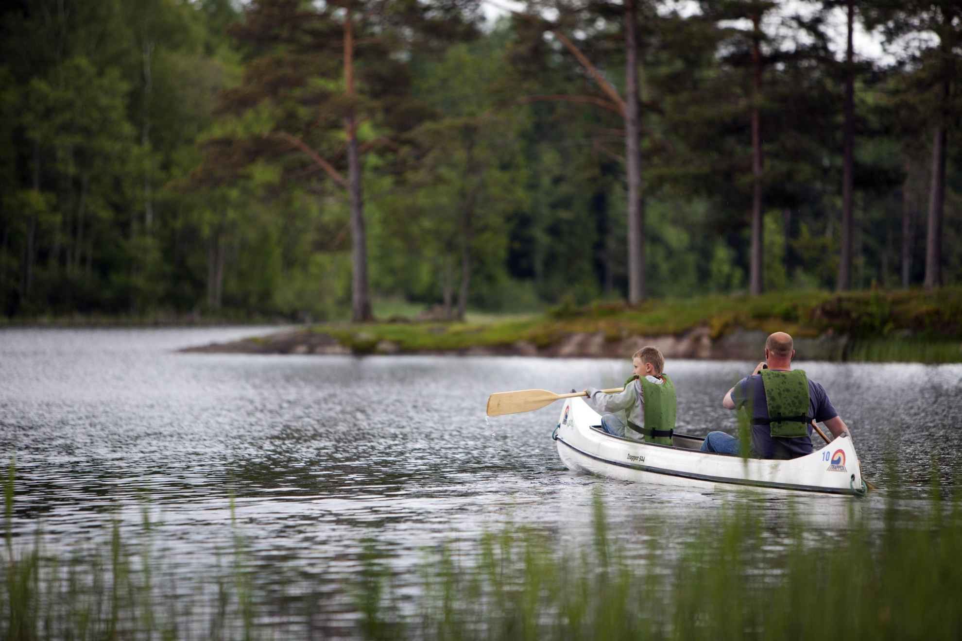 Kanoën bij Naturbyn in Värmland