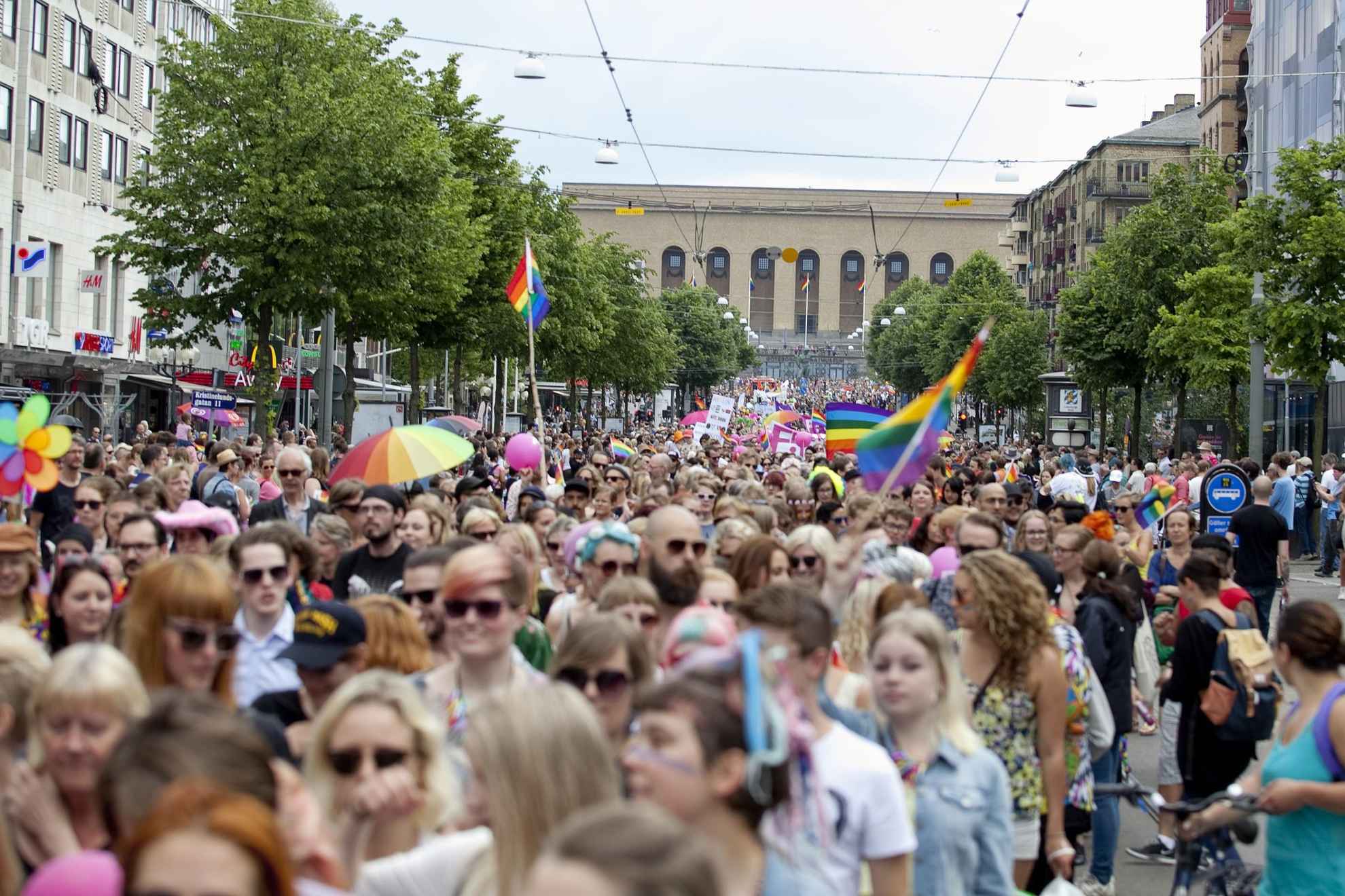 West pride in Göteborg.