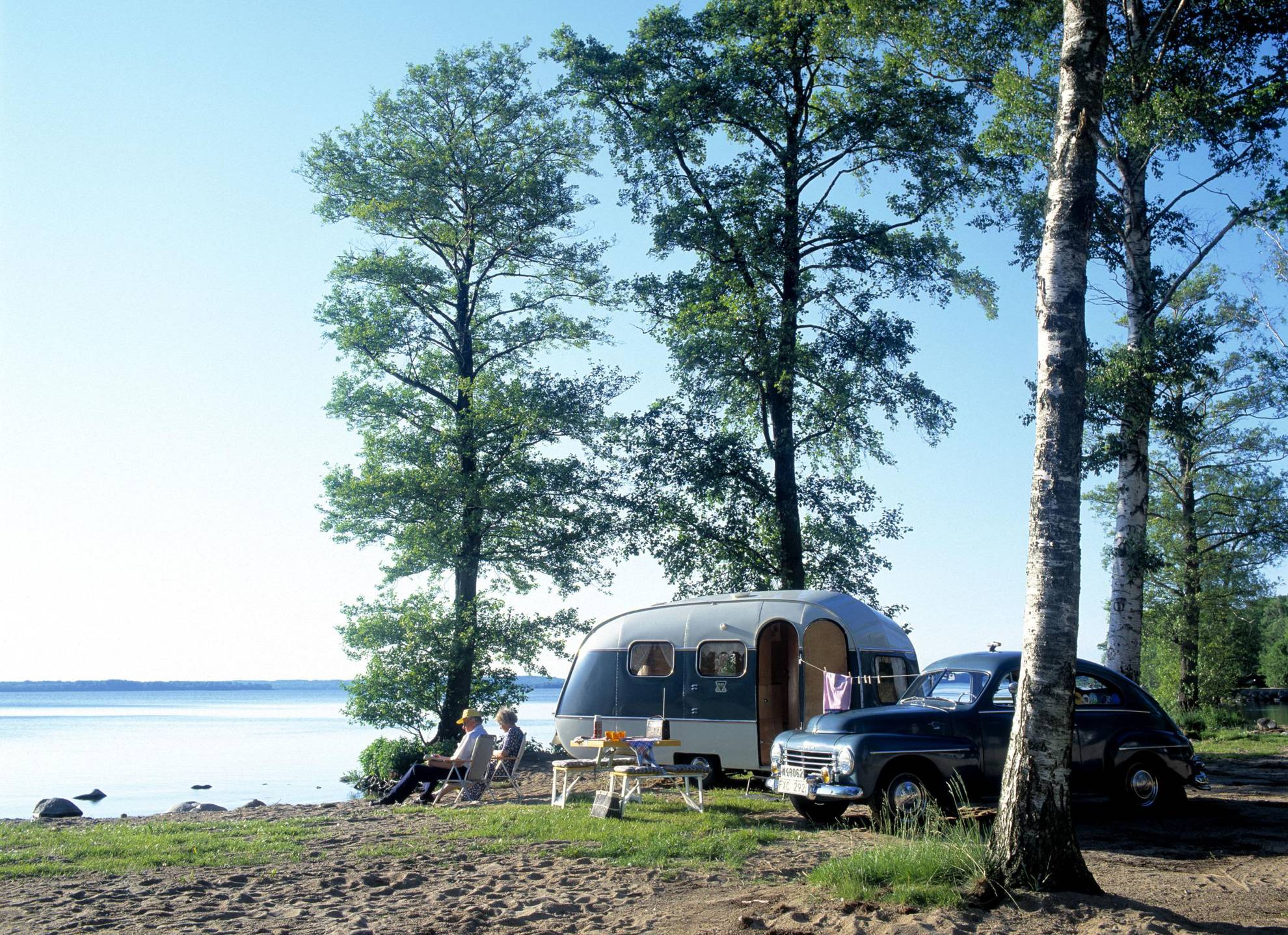 Retro kamperen in Skåne