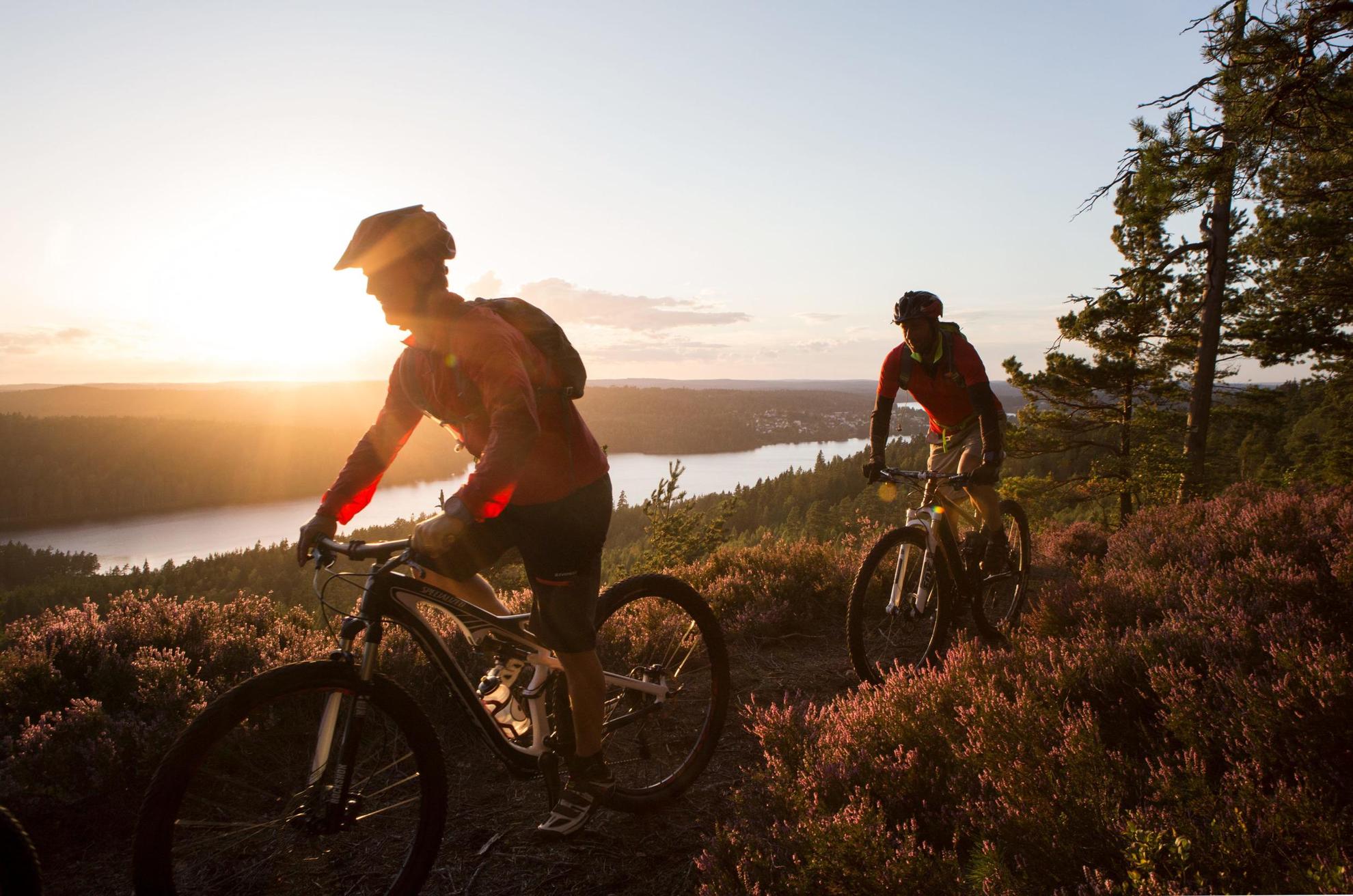 Mountainbiken in Dalsland, West-Zweden